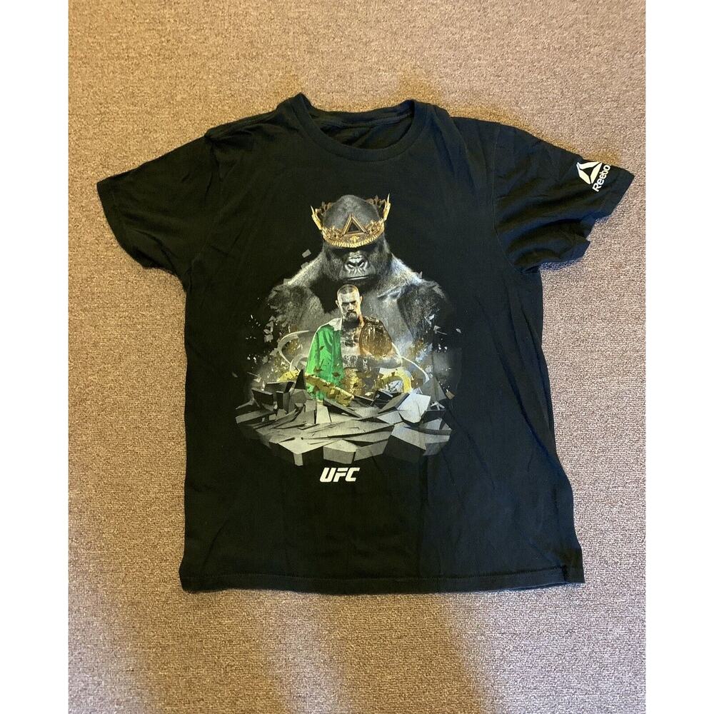 Reebok UFC Notorious Conor McGregor Graphic Black Short Sleeve T-Shirt Men’s S